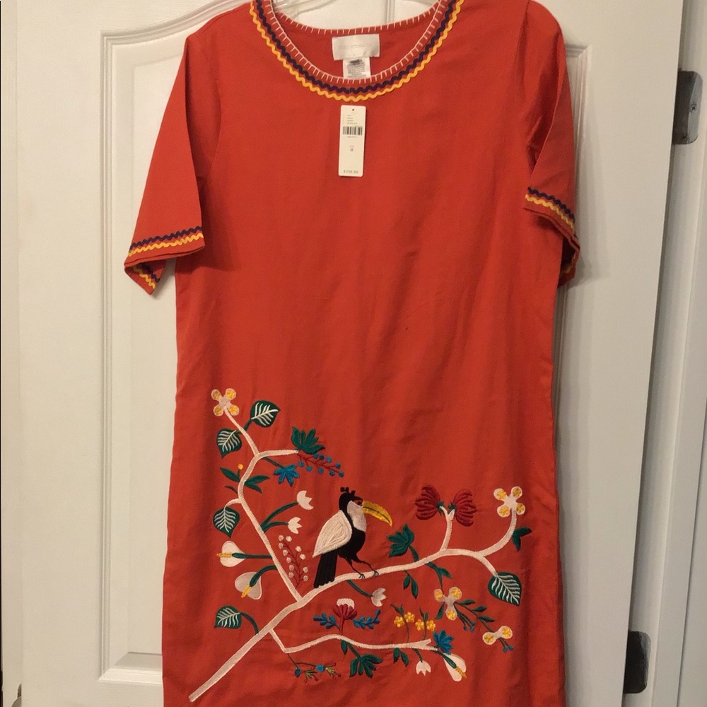 Orange Anthropology Dress
